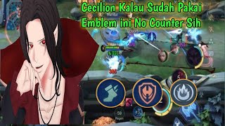 CECILION KALAU SUDAH SET EMBLEM INIDI GANK MALAH MUSUH YANG RATABEST BUILD CECILION 2024MLBB [upl. by Jurgen]