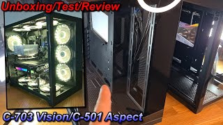 InterTech C703 Vision und C501 Aspect  Die besseren Lian Li O11 Dynamic  UnboxingReview [upl. by Nomzaj937]