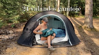 24 valandos gamtoje 🌿 vlog [upl. by Anastassia]