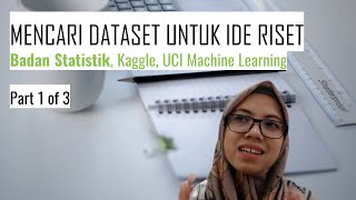 Mencari Dataset Untuk Ide Riset di Public Dataset  Data Science Bag 1 [upl. by Hildagarde]