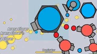 DIEPIO  DOMINATOR GAMEPLAY  LEVEL 75  DOMINATOR VS ARENA CLOSER  Diepio new update [upl. by Eolc]