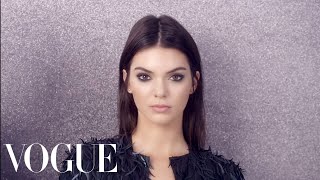 Kendall Jenner Shares 3 Smoky Eye Looks  Vogue [upl. by Wyne566]