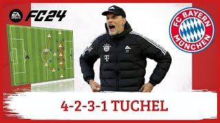 Thomas Tuchel 4231 Bayern de Múnich EA FC 24 Tácticas [upl. by Cammie]