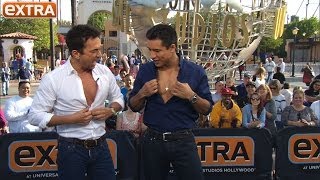 Bruno Tonioli and Mario Lopez Unbutton Their Shirts Preview Season 18 of DWTS [upl. by Featherstone460]