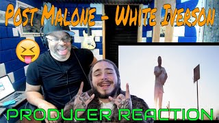 Post Malone White Iverson  Producer Reaction [upl. by Amitak673]