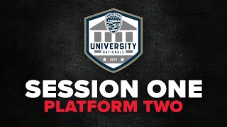 2024 Powerlifting America University Nationals  Session 1 Platform 2 [upl. by Eednas]