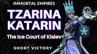 Legendary Kislev  SHORT VICTORY  Tzarina Katarin  Warhammer III  Immortal Empires [upl. by Adnaral]