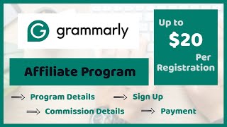 Grammarly Affiliate Program 2024  Earn Money from grammarlycom [upl. by Alenairam]