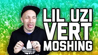 Lil Uzi Vert moshing at a metal show  Lorna Shore [upl. by Steffen]