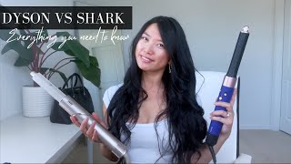 My Honest Review Dyson Airwrap vs Shark Flexstyle for Long Straight Hair  What you need to know [upl. by Anatnom78]