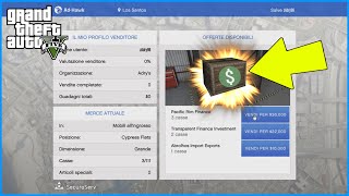 COME GUADAGNARE CON LE VENDITE DELLE CASSE SU GTA 5 ONLINE ITA DIVENTIAMO RICCHI SU GTA ONLINE [upl. by Ensoll]