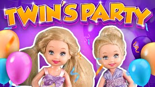 Barbie  The Twins Surprise Party  Ep171 [upl. by Aerdnael827]