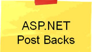 ASPNET PostBack  ASPNET Interview Question with Answer  HTTP Post [upl. by Tamarra]