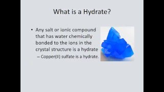 How to Name Hydrated Compounds NEW [upl. by Ahtelahs128]