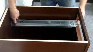 Soft close Drawer Glide Installation [upl. by Lind]