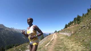 Philares Kipsang 4th Sierre Zinal 2024 km 27 [upl. by Yojenitsirk]