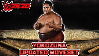 WWE 2K20 Yokozuna Updated Moveset [upl. by Arahat]