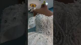 فستان زفافك الأروع على الإطلاق من ALENCON LACE 😍❤️ متاح للطلب على الواتساب 905073731326 [upl. by Anada]