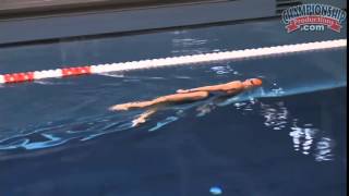 Increase Backstroke Propulsion with This Kicking Drill  Swimming 2015 13 [upl. by Eikcor759]