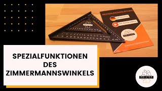 Spezialfunktionen des Zimmermannswinkels  Unendliche Möglichkeiten mit dem Speed Square [upl. by Donnie414]