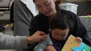 【陣痛・出産・母乳育児】今日はパパによるヘアカット！（産後238日目）2022年4月3日 [upl. by Patman]