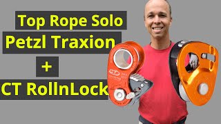 Top Rope Solo with Petzl Micro Traxion and Climbing Technology RollnLock [upl. by Ehlke]