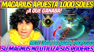 🔥PIC4NTE🔥MACARIUS APUESTA 1000 SOLES A QUE GANABA😱SU MAGNUS LE KGA LA PARTIDA😂NO UTILIZA SUS PODERES [upl. by Marcel968]