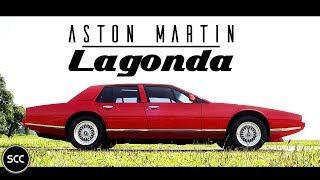 ASTON MARTIN LAGONDA 1984  Smooth drive in top gear  Subtle V8 engine sound  SCC TV [upl. by Terena]