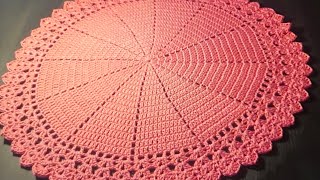 Tuto napperon facile au crochet [upl. by Aicilihp]