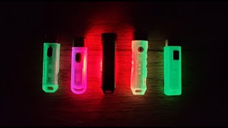 The 5 Coolest Keychain Flashlights Compared GITD Bodies AUX LEDs High Lumens Long Runtimes [upl. by Immak]