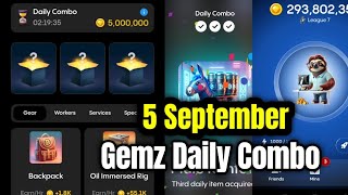 Gemz Daily Code Today 5 September  Gemz Daily Code  Gemz Daily Combo Today [upl. by Rubina]