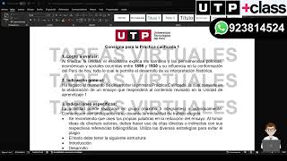 🔴AC  S06 Semana 06  Evaluación – Práctica calificada 1  PROBLEMAS Y DESAFIOS EN EL PERÚ ACTUAL [upl. by Vern]