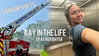 Day In The Life of a FireFighter  24 hour shifts Vlog [upl. by Tratner]