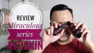 Review  Avoskin Miraculous Toner  Serum  Eye Cream [upl. by Olivette634]