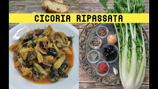 Cicoria ripassata Italian chicory A taste of the South [upl. by Ehrenberg]