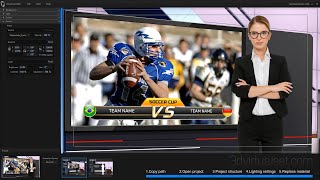 Video Tutorial  Using Virtual Studio 113A in NewTek TriCaster® Virtual Set Editor [upl. by Elleneg]