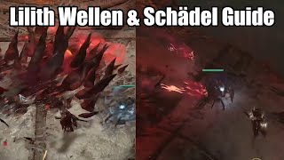 Diablo 4  Lilith Wellen amp Schädel Guide [upl. by Eudo614]