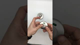 SSS And Black Stainless Steel Thumb Turn Door Lock with Indicator [upl. by Iain]