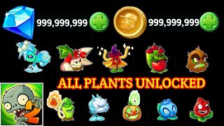 How to Get Unlimited Coins and Gems in Plants vs Zombies 2 All Plants Unlocked [upl. by Lud]