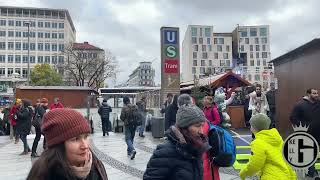 Weihnachtsmarkt in München  Marienplatz 🎄 🥨 [upl. by Forster]