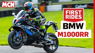 2023 BMW M1000RR tested at Cadwell Park Is this the ultimate superbike  MCN Review [upl. by Nilauqcaj135]