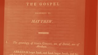 1808 Thomson Septuagint Bible Reading Matthew 3 [upl. by Nahte282]