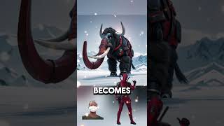 Mammoth Become Marvel Superheroes shorts marvel aiimages spiderman hulk trending avengers [upl. by Jotham]