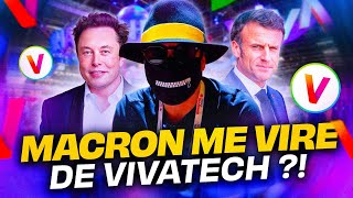 EXPULSÉ DE LA CONF DE MACRON À VIVATECH [upl. by Aeuhsoj]