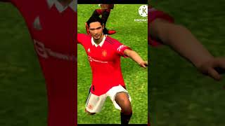 Efootball  Edision Cavanis amazing goal celebrationpes22 [upl. by Ahtamas]