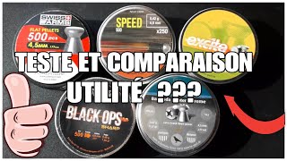 Quel plomb choisir Teste et comparaison de plomb de 45mm [upl. by Errised]