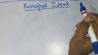 Principal Ideal II RING THEORY II HINDI [upl. by Ballou]