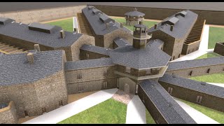 Eastern State Penitentiary Timelapse Construction 1830s to Present [upl. by Rafaelof]