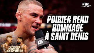 UFC 299  quotNe retourne pas à la salle tout de suitequot les précieux conseils de Poirier à BSD [upl. by Corrinne]