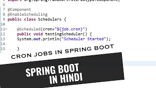 ⏰ Spring boot scheduling  Spring job scheduler  Cron Scheduler in java Scheduled annotation 🔴 [upl. by Sirdi497]